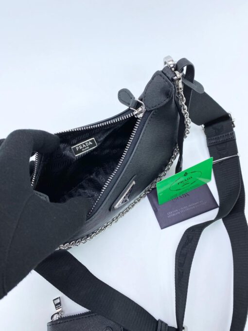Женская сумка Prada черная A56594 - фото 5