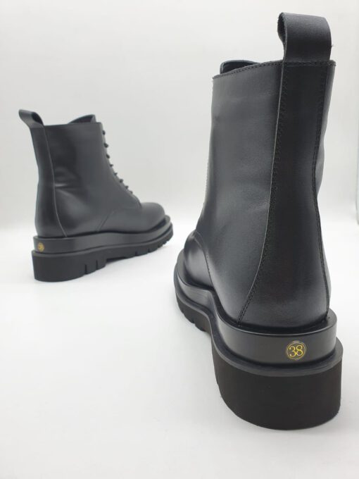 Зимние ботинки женские Bottega Veneta черные A56982 - фото 3