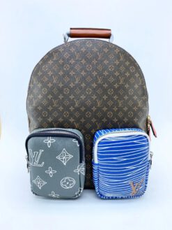 Женский рюкзак Louis Vuitton коричневый