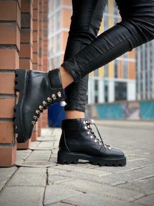 Ботинки женские кожаные Nicholas Kirkwood черные - фото 3