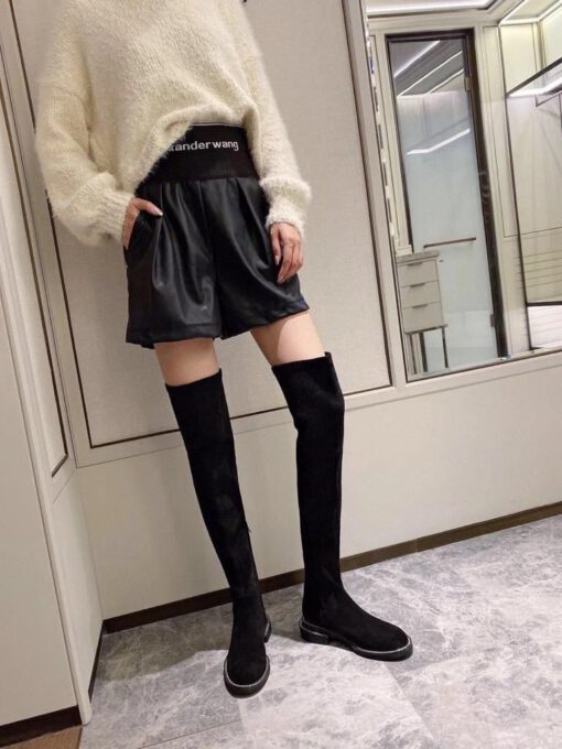 Ботфорты кожаные Givenchy черные A57482 - фото 6
