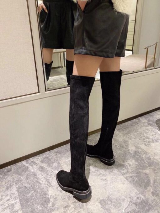 Ботфорты кожаные Givenchy черные A57482 - фото 3