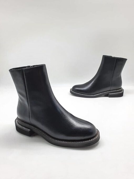 Ботинки осенние женские Givenchy черные A57609 - фото 5