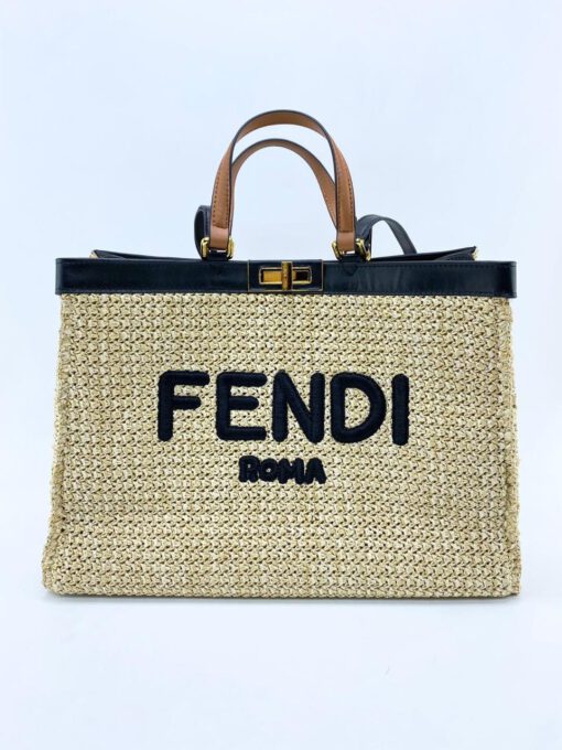 Женская сумка Fendi 58735 бежевая - фото 1