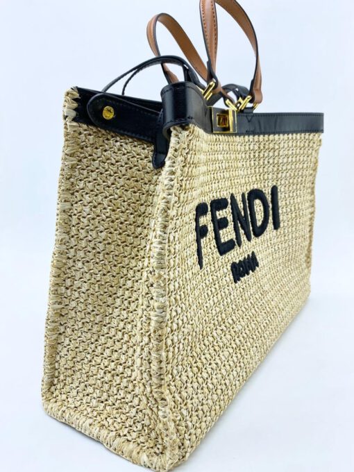 Женская сумка Fendi 58735 бежевая - фото 2