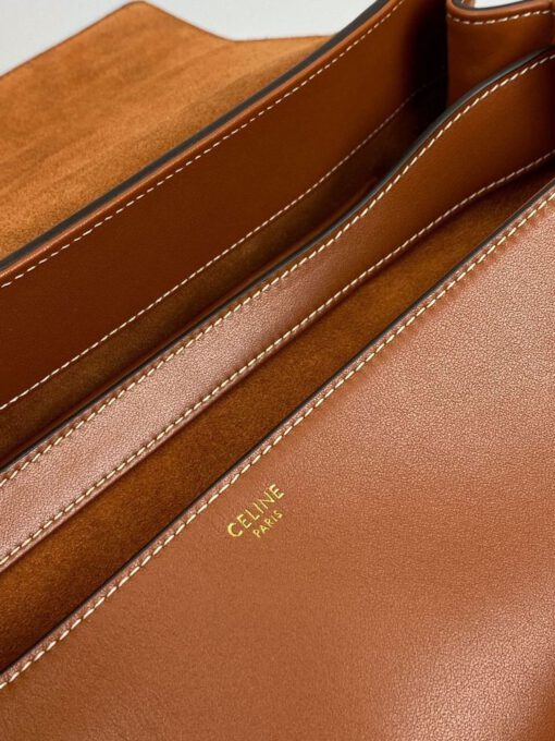 Женская сумка Celine Classic 16 Bag 32/34/14 премиум-люкс оранжевая - фото 5