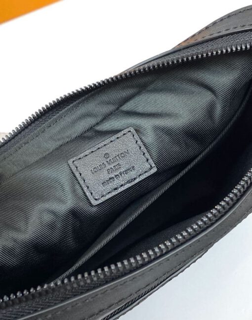 Женская сумка Louis Vuitton Mecceнджер Duo 25/18/4,5 премиум-люкс черная - фото 2