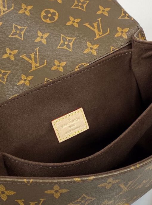 Женская сумка Louis Vuitton Pochette Metis 25/19/7 премиум-люкс коричневая - фото 2