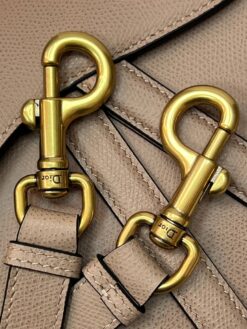 Женская сумка Christian Dior Saddle M0455CBAA Premium 25/20/7 см бежевая