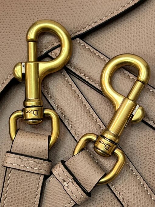 Женская сумка Christian Dior Saddle M0455CBAA Premium 25/20/7 см бежевая - фото 8