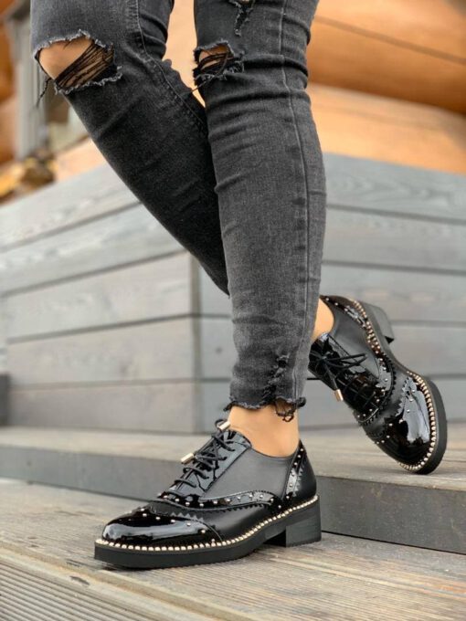 Туфли женские Jimmy Choo черные коллекция 2021-2022 - фото 4