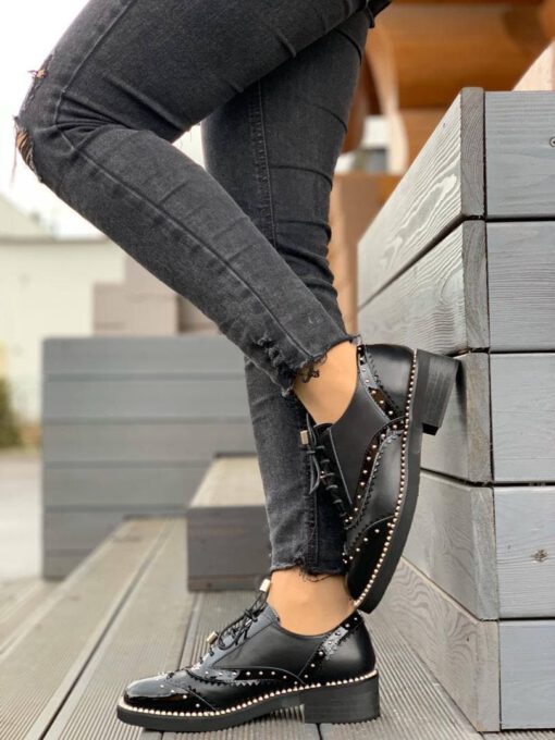 Туфли женские Jimmy Choo черные коллекция 2021-2022 - фото 2