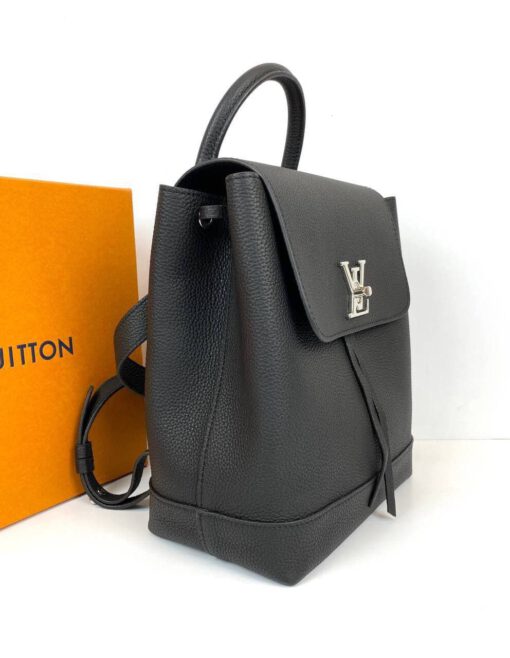 Рюкзак Louis Vuitton Mylockme 22/28/13 премиум-люкс черный - фото 4