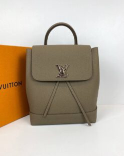 Рюкзак Louis Vuitton Mylockme 22/28/13 премиум-люкс бежевый - фото 11
