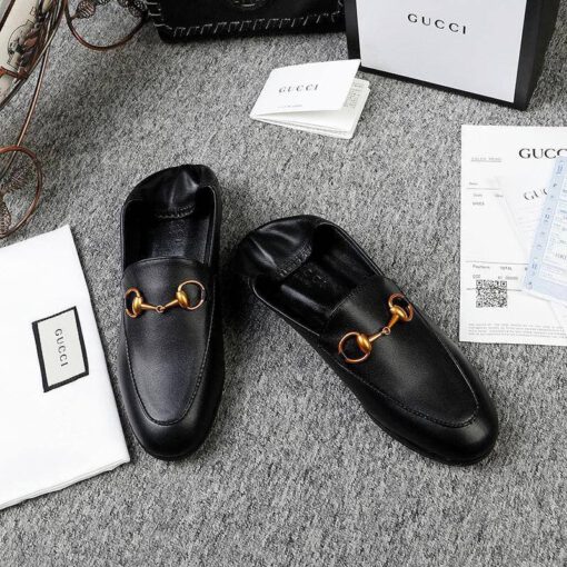 Туфли женские Gucci черные коллекция 2021-2022 - фото 5