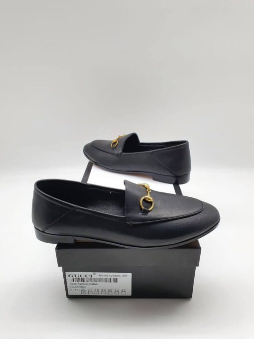 Туфли женские Gucci черные коллекция 2021-2022 - фото 2