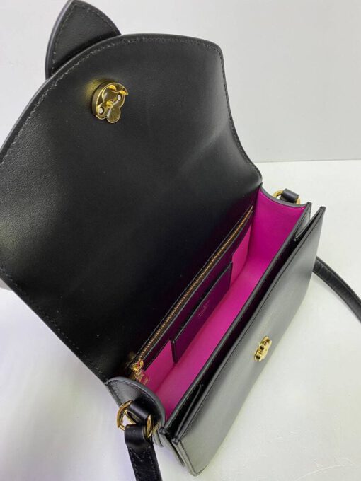Женская сумка Louis Vuitton Pont 9 премиум-люкс черная 23/15/8 см - фото 2