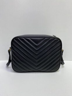 Сумка женская Yves Saint Laurent Camera Bag 23/16/6 чёрная премиум люкc