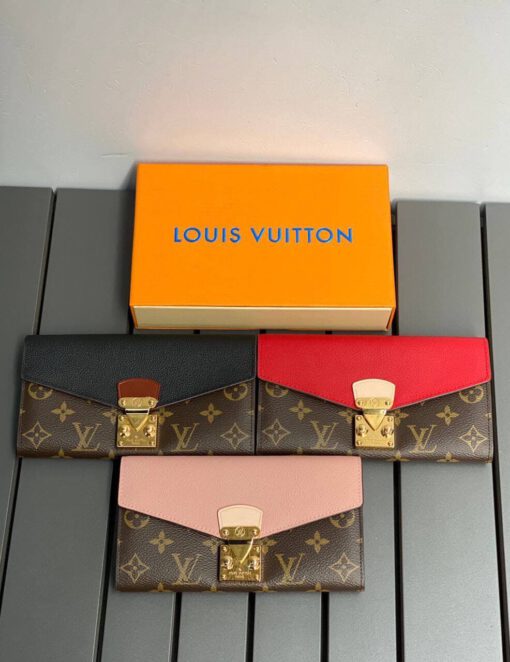 Кошелек Louis Vuitton коричневый премиум-люкс 19/10 A62284 - фото 3