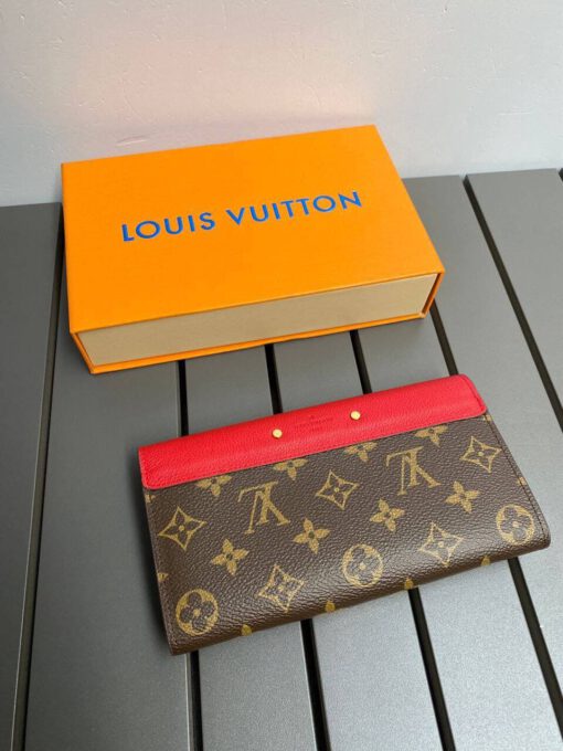 Кошелек Louis Vuitton коричневый премиум-люкс 19/10 A62276 - фото 3