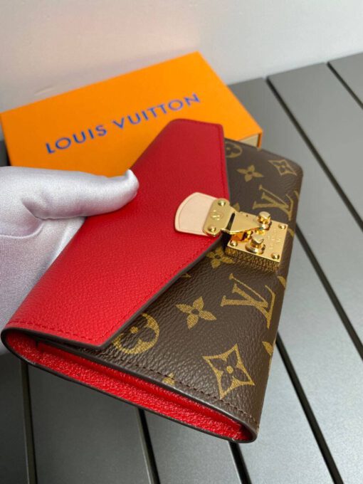 Кошелек Louis Vuitton коричневый премиум-люкс 19/10 A62276 - фото 4