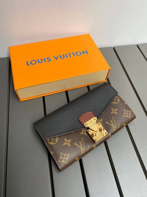 Кошелек Louis Vuitton коричневый премиум-люкс 19/10 A62284 - фото 1