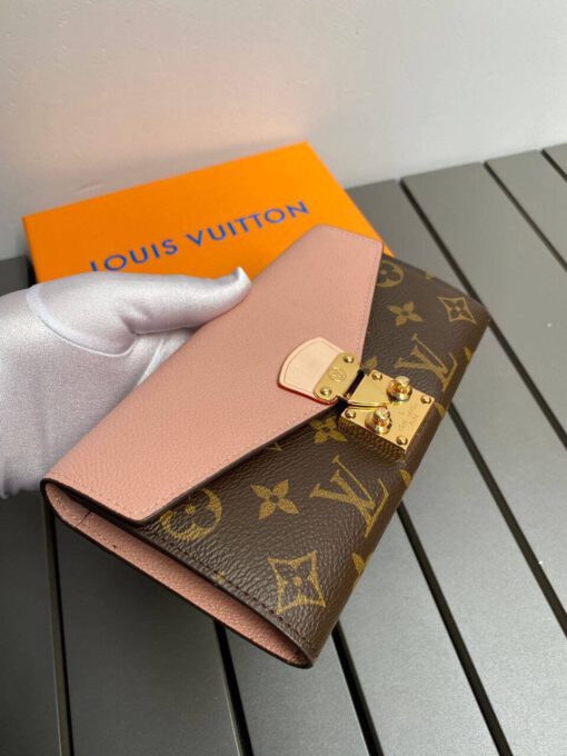 Кошелек Louis Vuitton коричневый премиум-люкс 19/10 A62287 - фото 1