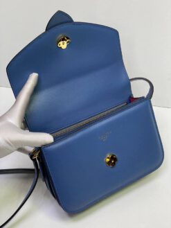 Женская сумка Louis Vuitton Pont 9 премиум-люкс синяя 23/15/8 см