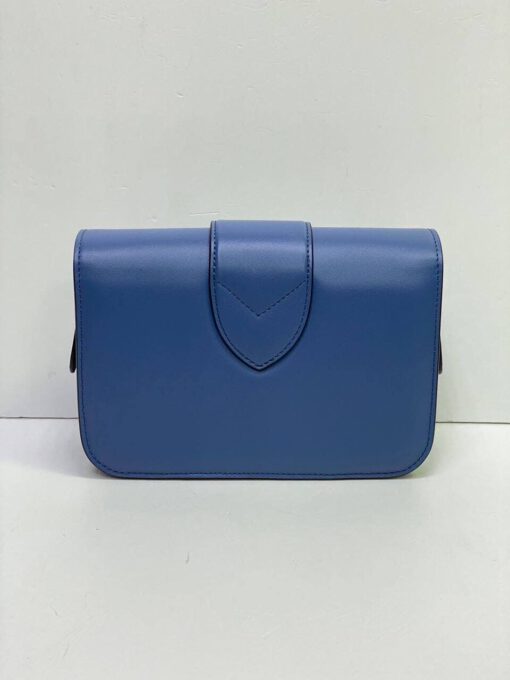 Женская сумка Louis Vuitton Pont 9 премиум-люкс синяя 23/15/8 см - фото 3