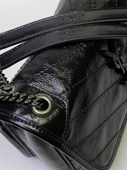 Сумка женская Saint Laurent Niki Mini 21/14/8 чёрная премиум люкc - фото 4