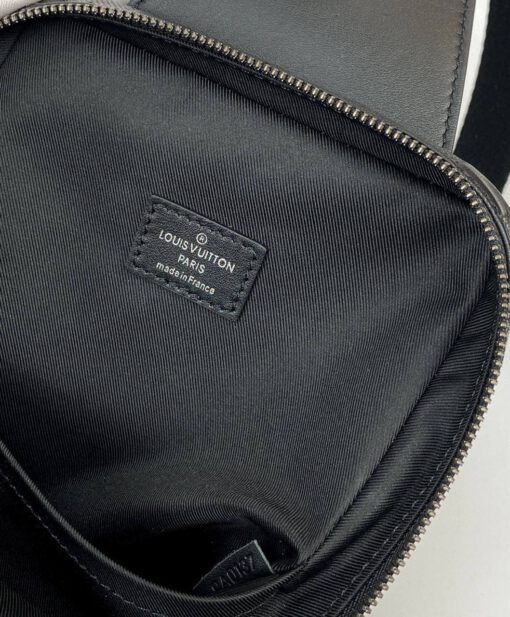 Сумка-слинг Louis Vuitton Avenue М41719 премиум-люкс черная 31/20/10 см - фото 3