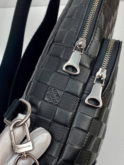 Сумка-слинг Louis Vuitton Avenue М41719 премиум-люкс черная 31/20/10 см - фото 4