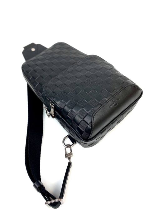 Сумка-слинг Louis Vuitton Avenue М41719 премиум-люкс черная 31/20/10 см - фото 5