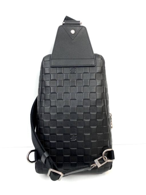 Сумка-слинг Louis Vuitton Avenue М41719 премиум-люкс черная 31/20/10 см - фото 8