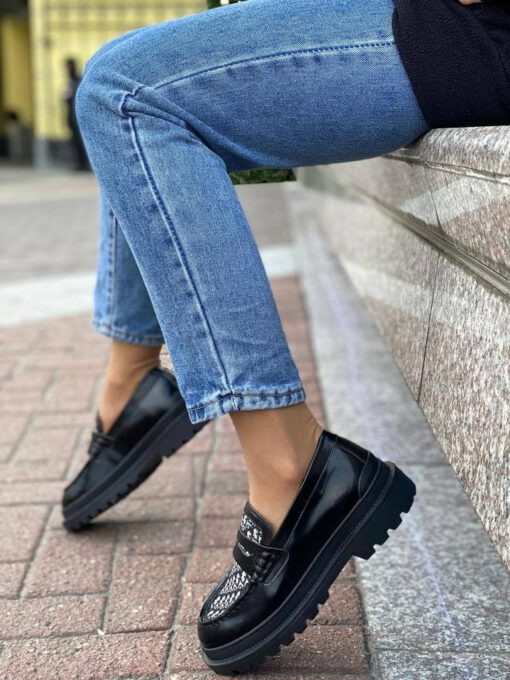 Туфли-лоферы Dior кожаные черные коллекция 2021-2022 A63122 - фото 2