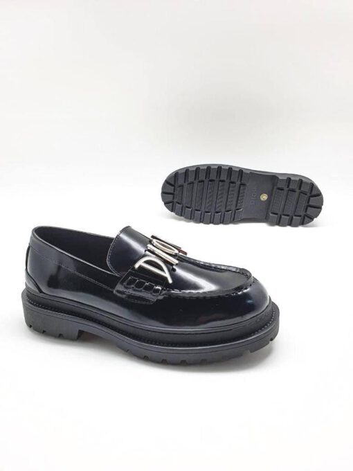 Туфли-лоферы Dior кожаные черные коллекция 2021-2022 A63146 - фото 1