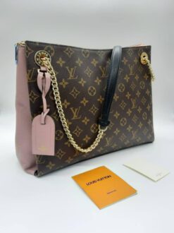 Женская кожаная сумка Louis Vuitton коричневая 35/27 A64276 - фото 8