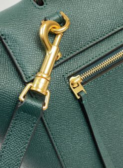 Женская сумка Celine Pico 16/13/7 премиум-люкс зеленая