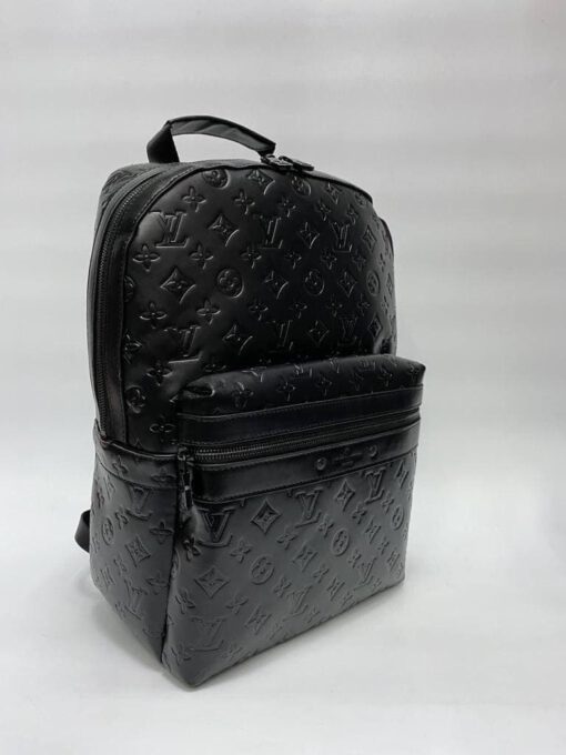 Кожаный рюкзак Louis Vuitton черный 38/25/14 - фото 1