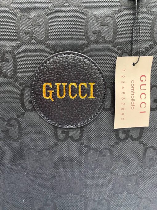 Женская сумка-тоут Gucci серая 38/36/14 - фото 4