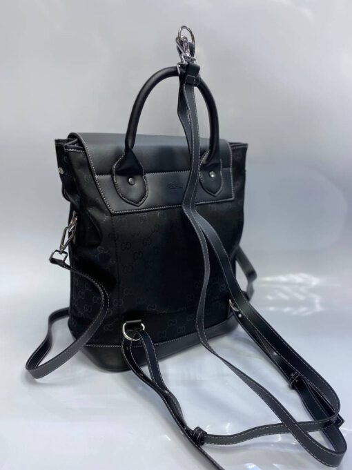 Женская сумка-рюкзак Gucci  черная 38/30/17 - фото 2