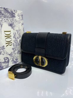 Женский клатч Dior Oblique из жаккардовой ткани 24/17/8 A65363