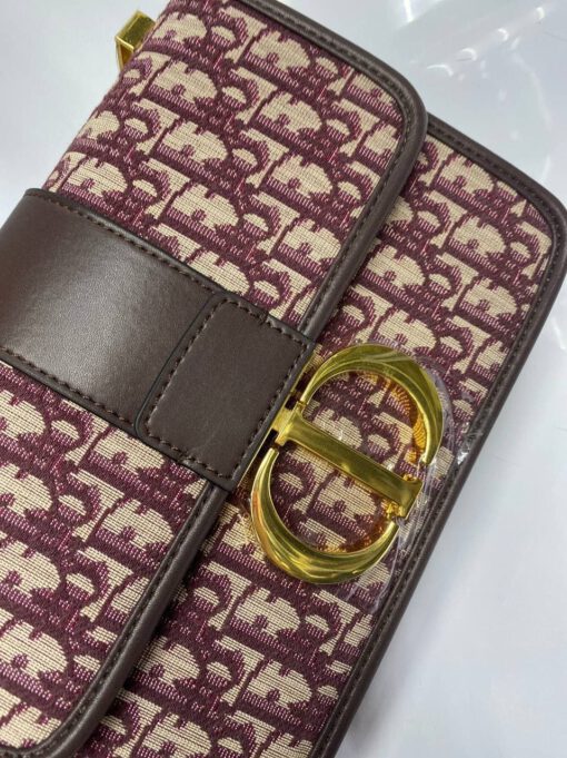 Женский клатч Dior Oblique из жаккардовой ткани 24/17/8 A65366 - фото 7