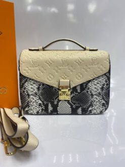Женская сумка-планшет Louis Vuitton комбинированная 25/18/8 A65388 - фото 13