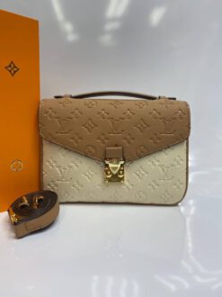 Женская сумка-планшет Louis Vuitton комбинированная 25/18/8 A65400 - фото 4