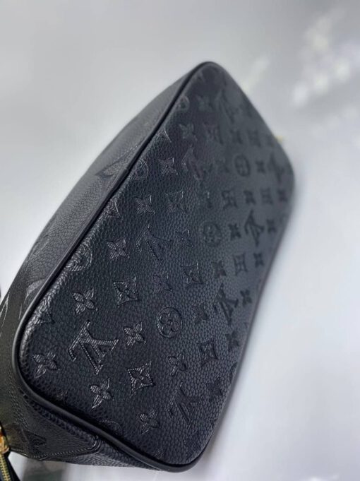Женская кожаная сумка-шоппер Louis Vuitton черная 33/29/17 - фото 5
