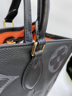 Женская кожаная сумка-тоут Louis Vuitton черная 42/33/17