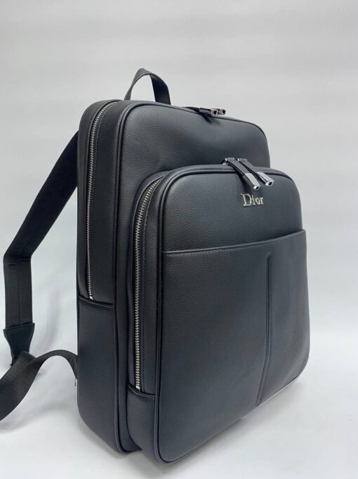 Кожаный рюкзак Dior черный 40/30/10 - фото 1