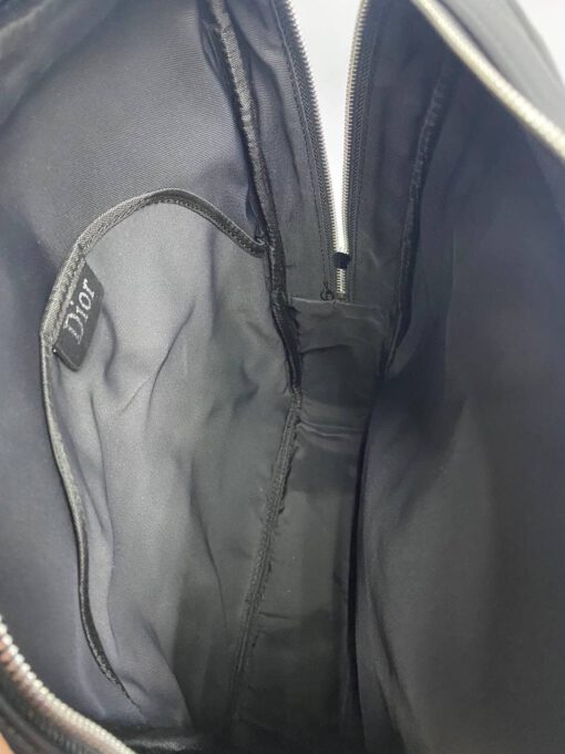 Кожаный рюкзак Dior черный 40/30/10 - фото 3