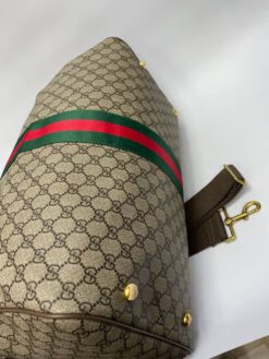 Дорожная сумка Gucci бежево-коричневая 45/28/23